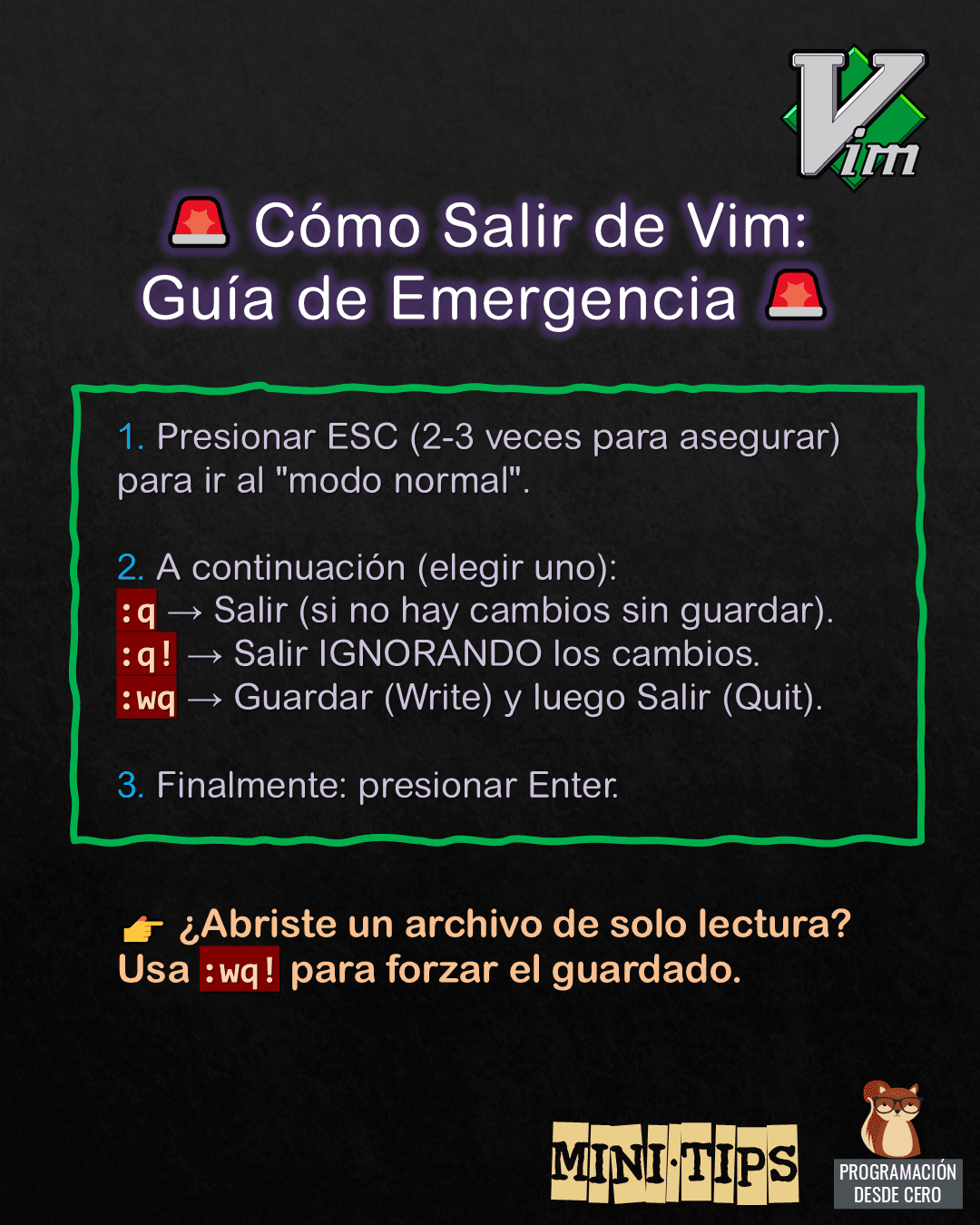 ⚡ Mini-tip Vim