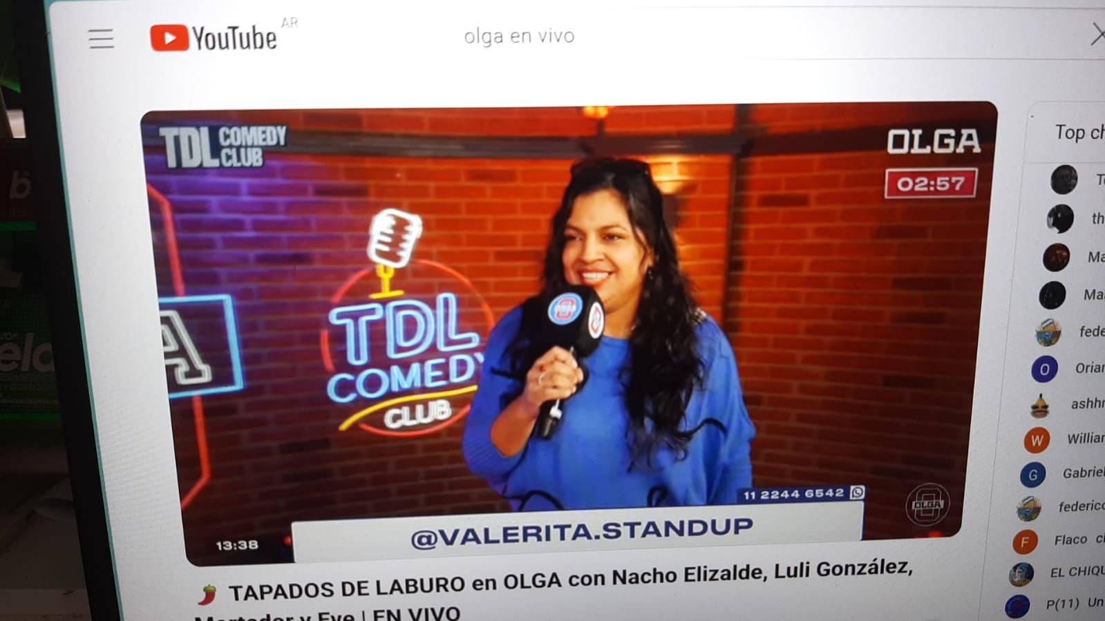Participé en OLGA y gané!!!