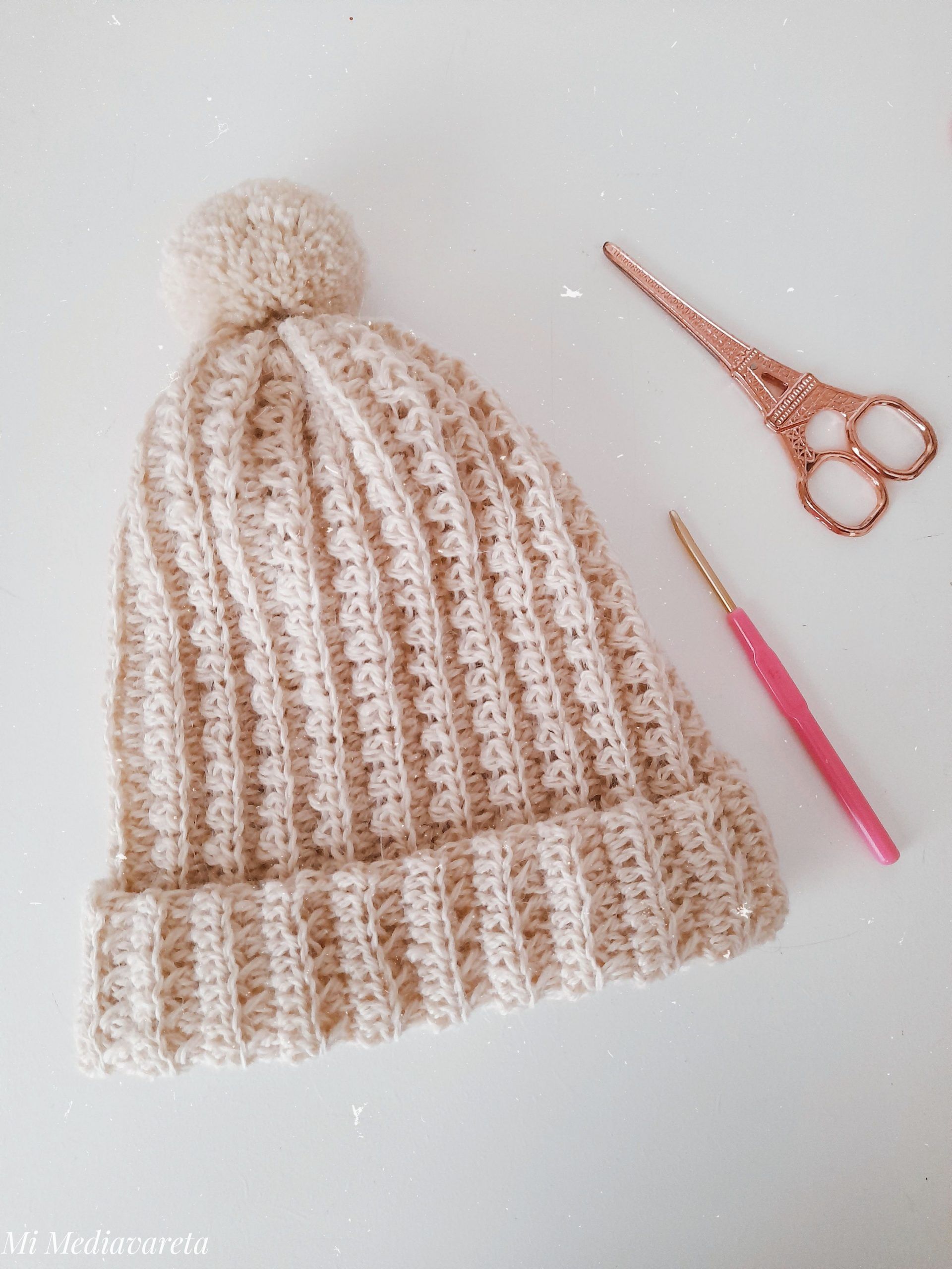Gorro Litoral- Gorro fácil a crochet