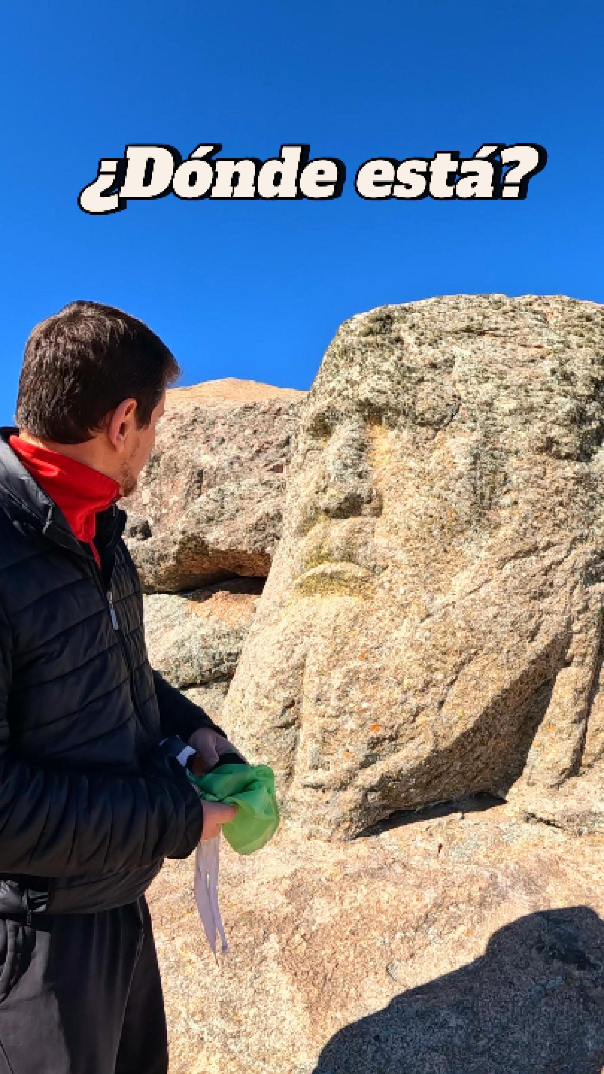 Cabeza misteriosa en Pampa de Achala
