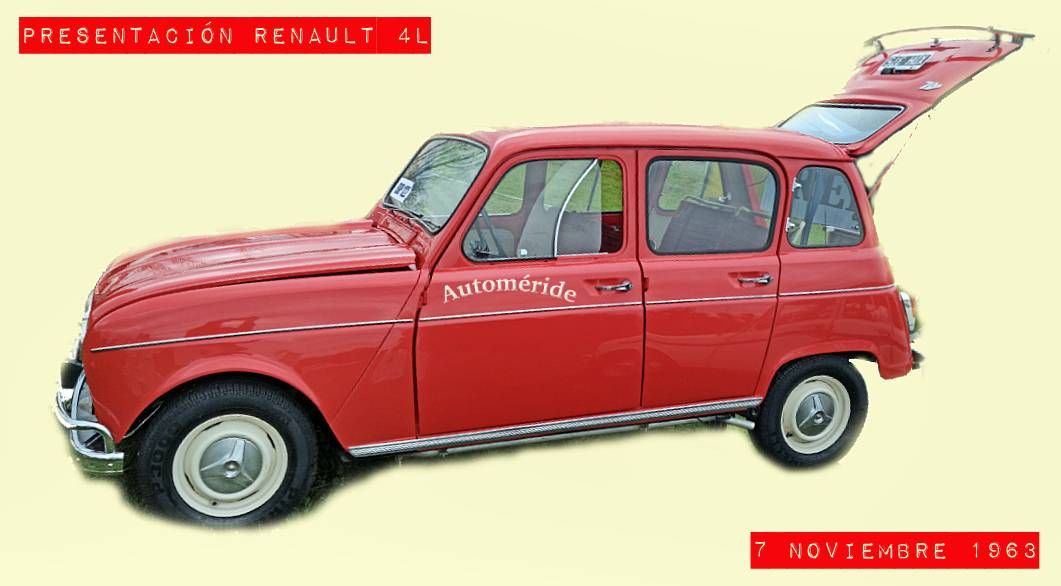Presentación del Renault 4L en Argentina