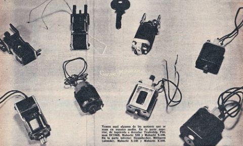 Motores eléctricos para automodelismo en el año 1966