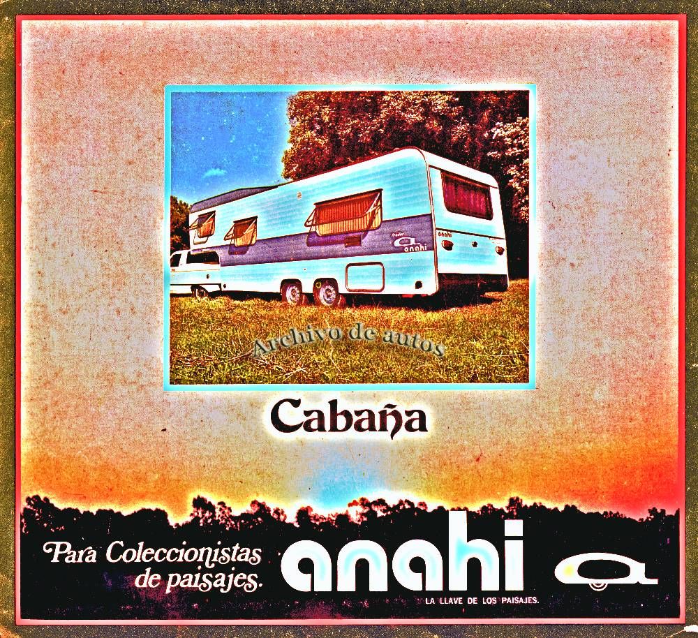 Folleto de la casa rodante semirremolque Anahi Cabaña
