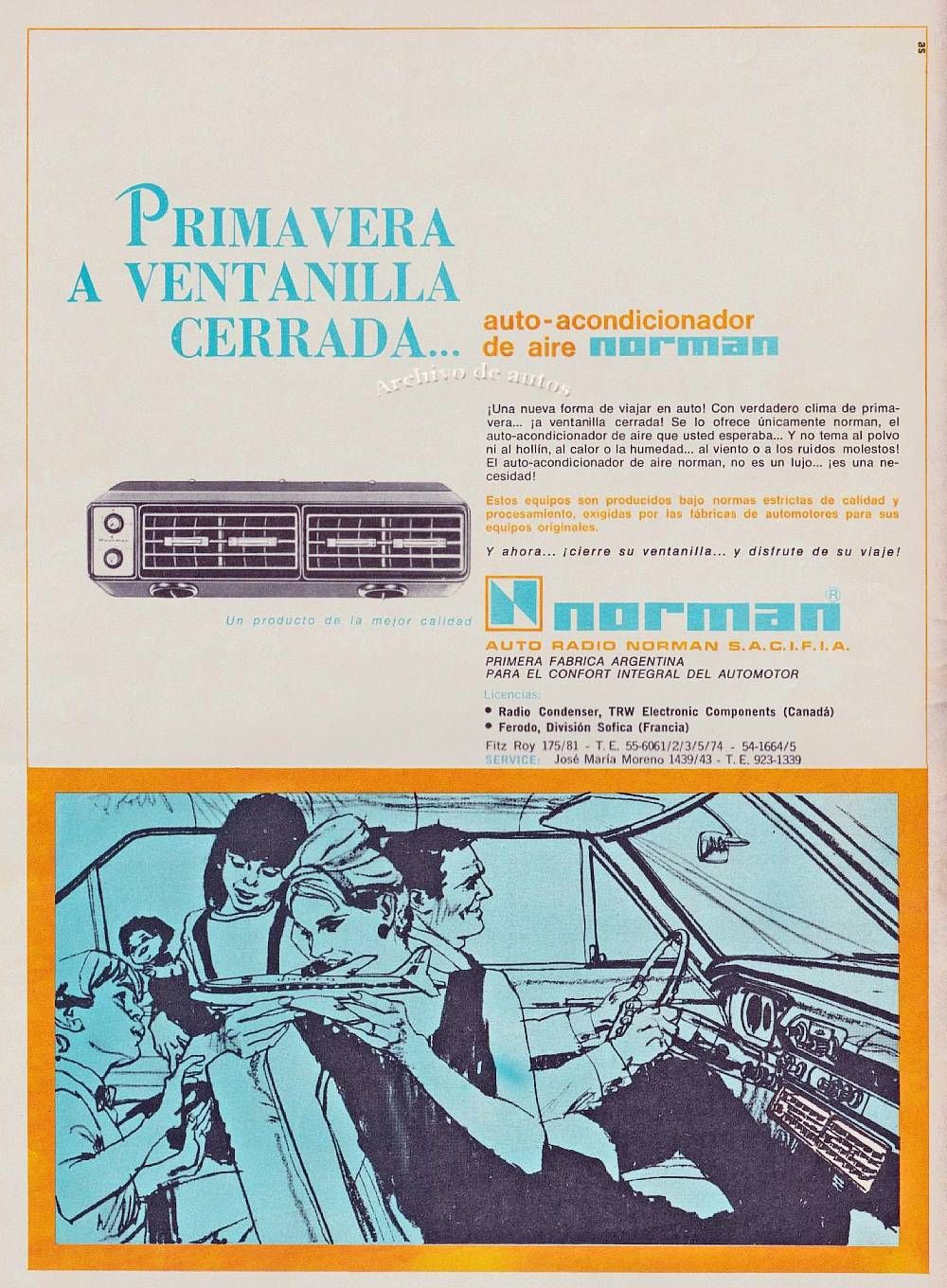 Norman y su aire acondicionado del año 1966