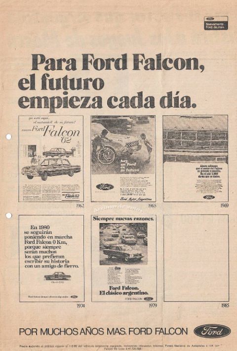 Ford Falcon a través de viejas publicidades desde 1962