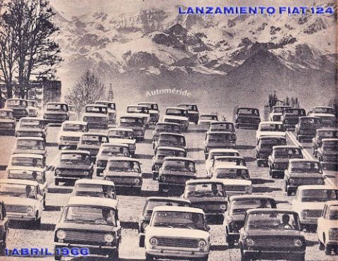 Presentación del Fiat 124