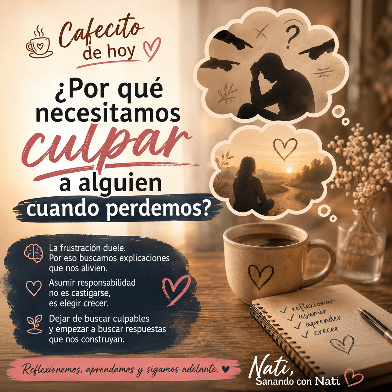 ☕ Cafecito de hoy: ¿Por qué necesitamos culpar a alguien cuando perdemos?