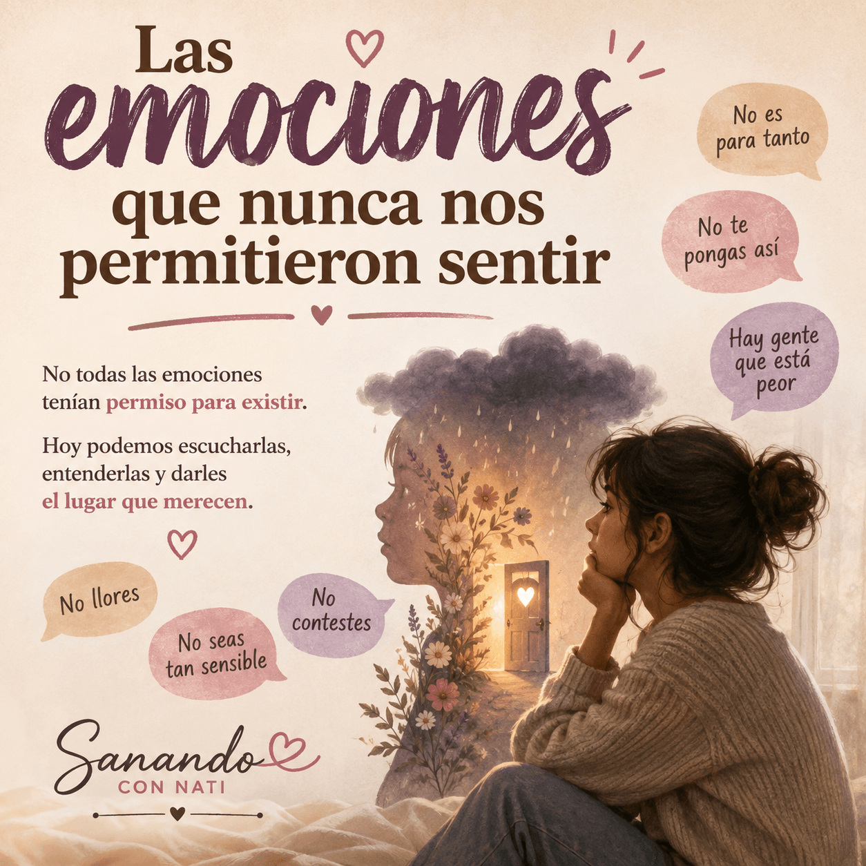 Las emociones que nunca nos permitieron sentir