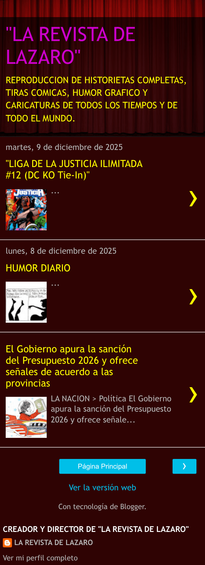 LA REVISTA DE LAZARO