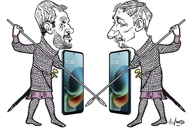 Una guerra entre tres familias