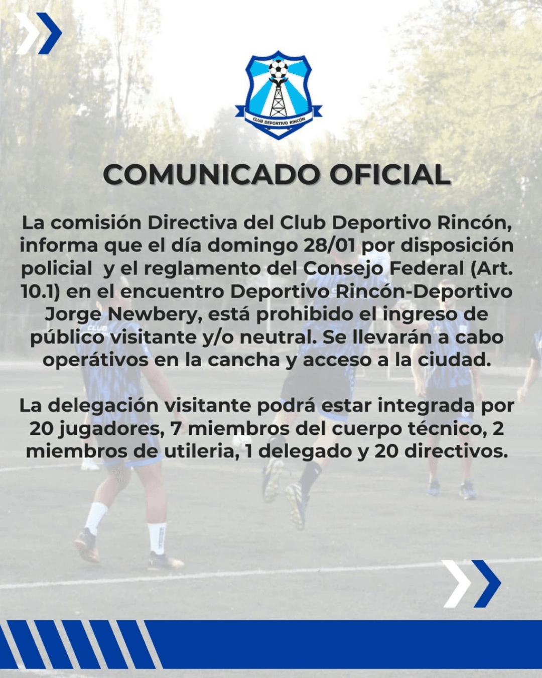 !!COMUNICADO OFICIAL: COMISIÓN DIRECTIVA.¡¡
