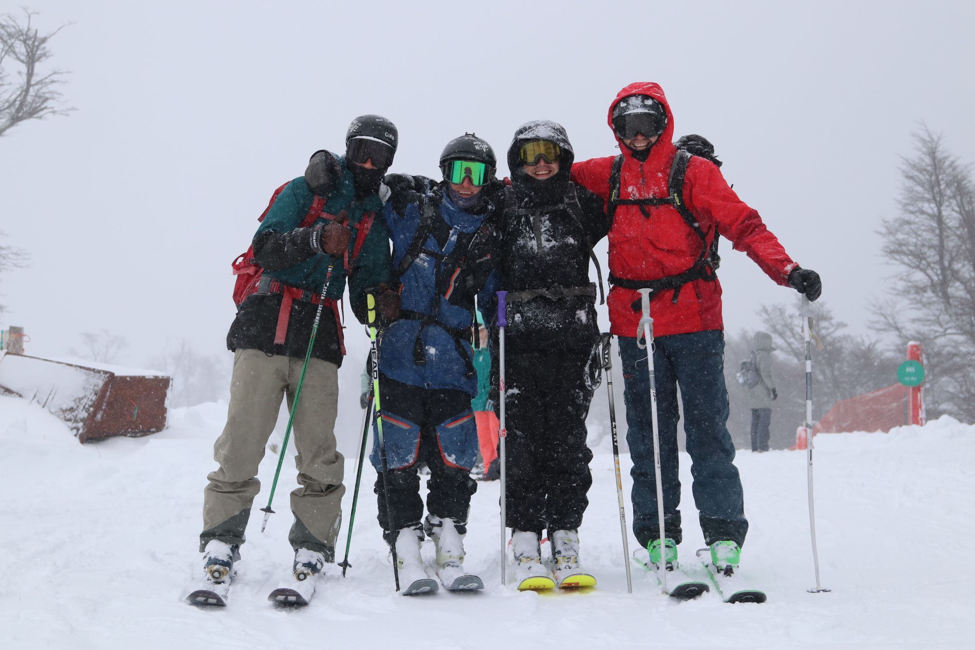 Freeride con amigos