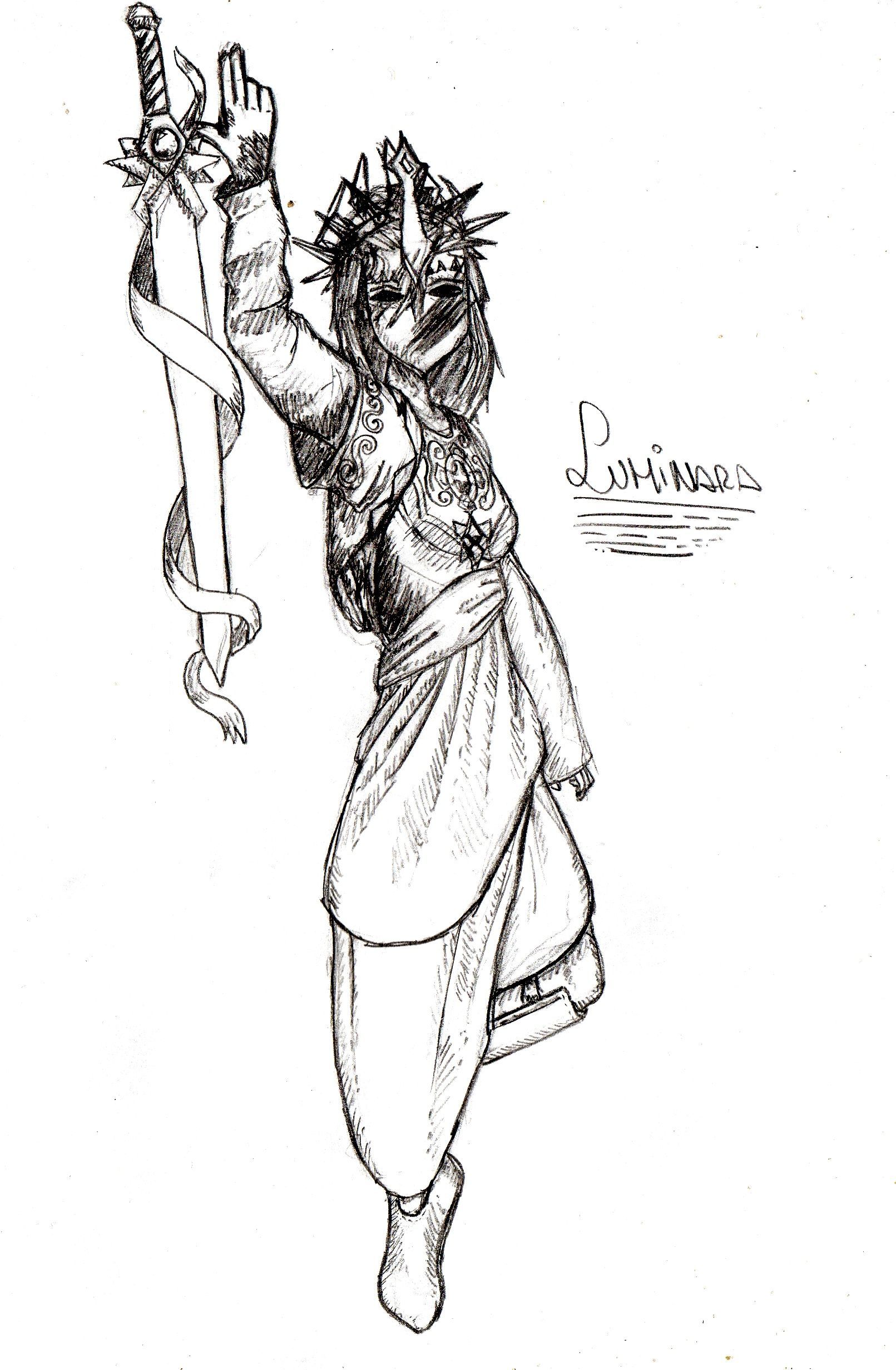 [KOTOC] Luminara, la Espada Celestial (boceto)