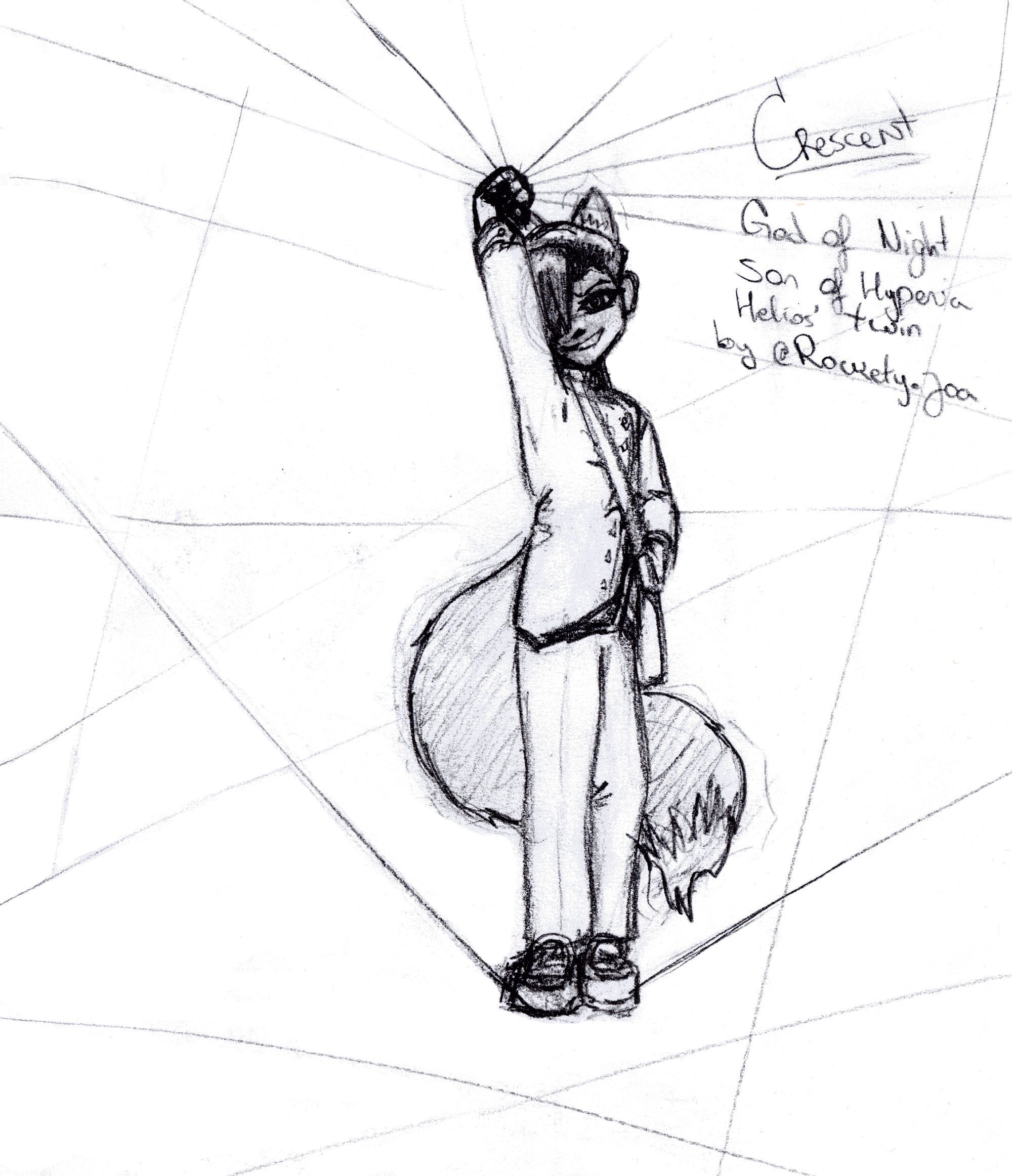 [KOTOC] Crescent, Dios de la Noche (boceto)
