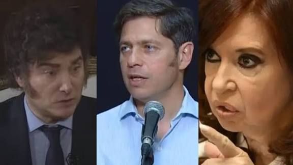 ¿Cómo miden Milei, Kicillof y Cristina en el conurbano?