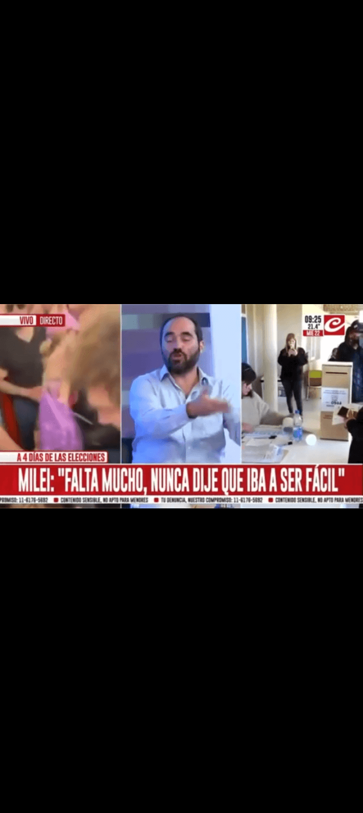 En la recta final (mi participación en Crónica TV)