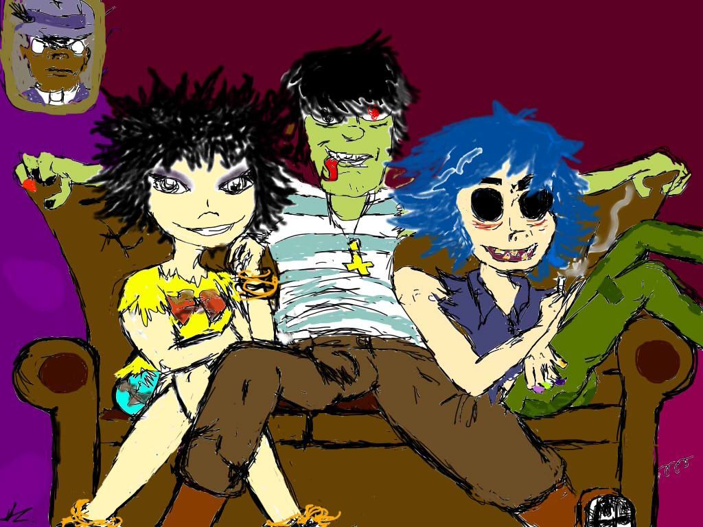 ✝Gorillaz chilling✝