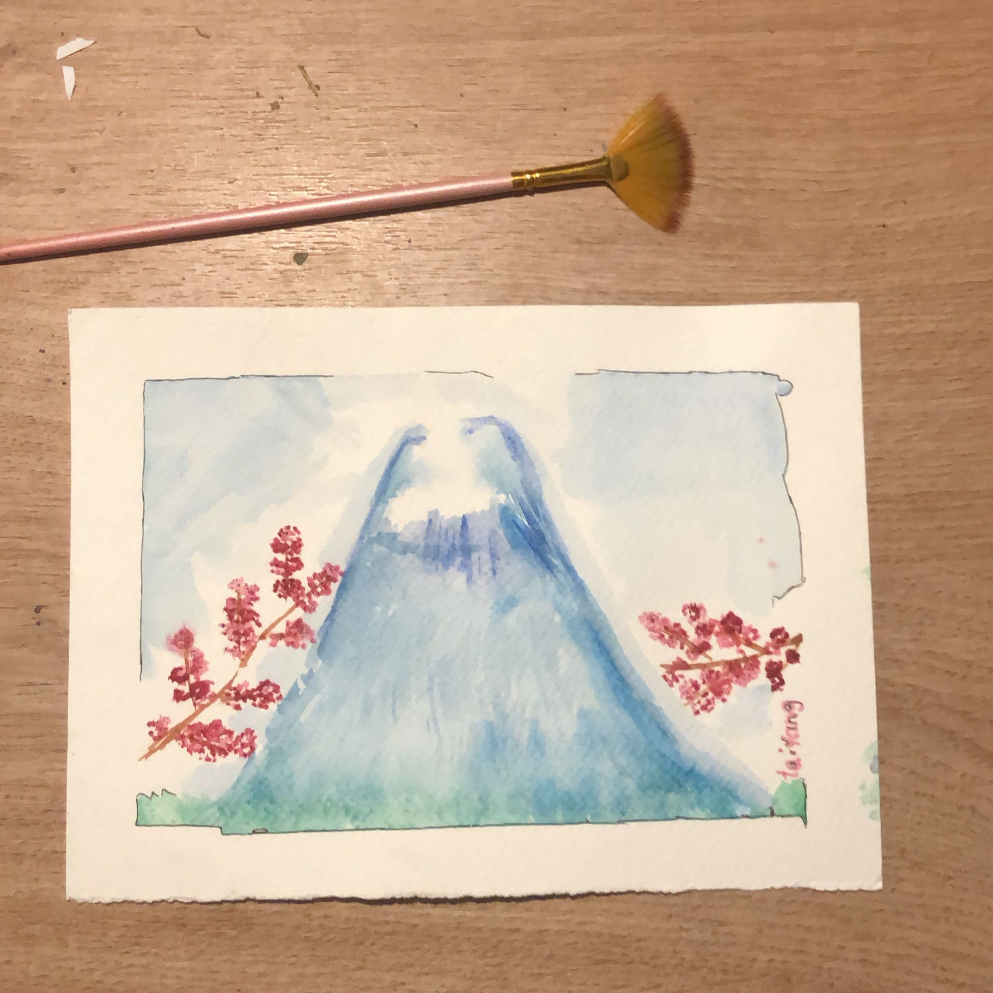 [Arte libre] Monte Fuji en primavera