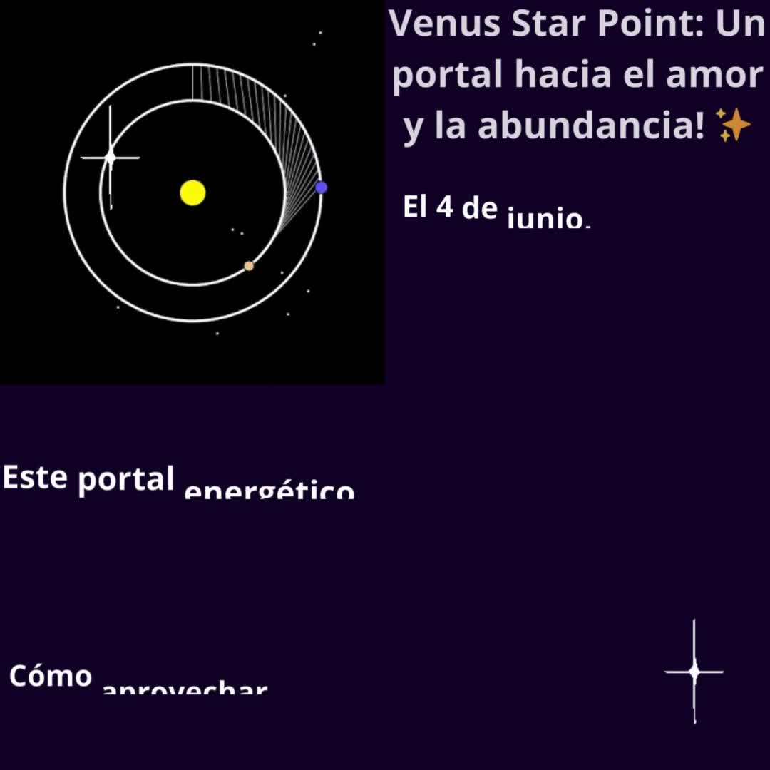Venus Star Point: Un portal hacia el amor y la abundancia! ✨